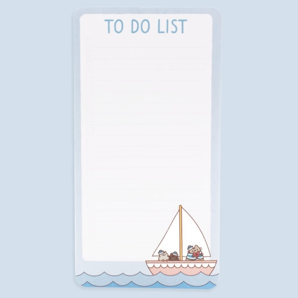 NWT Pusheen Box To Do List Magnetic Notepad 🐱🌊
